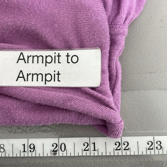 Free People Blouse Womens Small Purple Long Sleeve Oversize - Picture 14 of 16